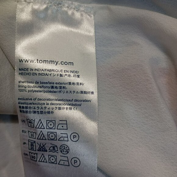 Tommy Hilfiger Womens Sleeveless Geometric Print Dress Midi Size XL - Picture 10 of 10